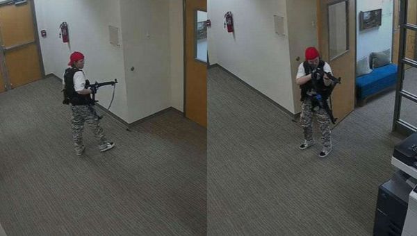 CCTV footage shows trans Nashville shooter with 2 assault rifles in hand, shoots his way into school | Watch