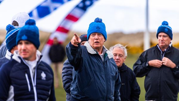 Donald Trump breaks ground on new Scots golf course named after his mother