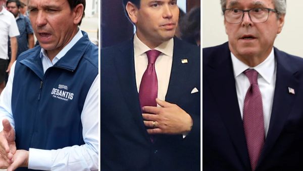 Like earlier Florida presidential hopefuls, DeSantis struggling in deep political water