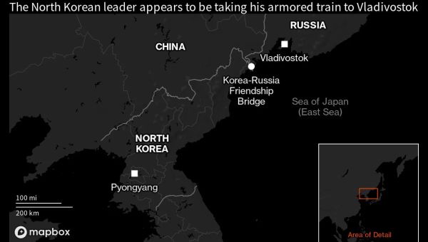 Kim Jong Un Crosses Into Russia for Rare Summit With Putin