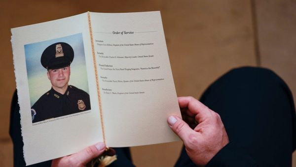 The estate of the Capitol police officer who died after the Jan. 6 riot is suing Trump, alleging wrongful death