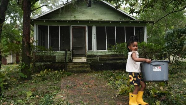 ‘Couldn’t believe it’: Floridians emerge from Idalia’s destruction with hopes to recover