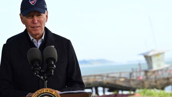 Biden Visits Storm-Ravaged California, Says It’s Climate Change In Action