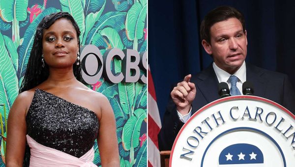 Denée Benton calls Ron DeSantis a ‘Grand Wizard’ on the Tonys