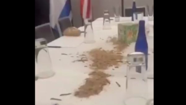 On Secret Service’s Watch, Palestinian Activists Release Maggots Into Bibi’s Hotel