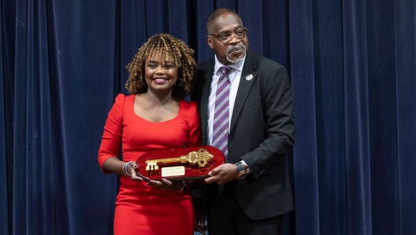 Karine Jean-Pierre, Biden press secretary, formerly of Hempstead, gets keys to the village