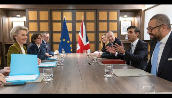 UK government agrees deal with European Union on Northern Ireland trade