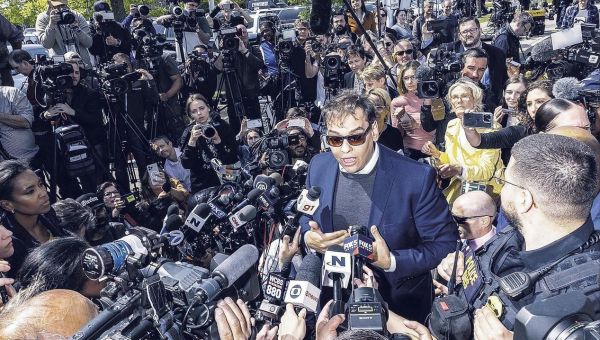 Republicans alone who gave us George Santos; judge and facial covering