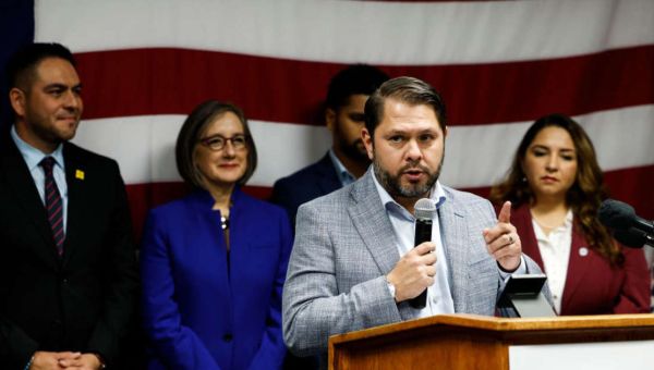 Democrat Ruben Gallego Challenges Newly Independent Kyrsten Sinema for Arizona Senate