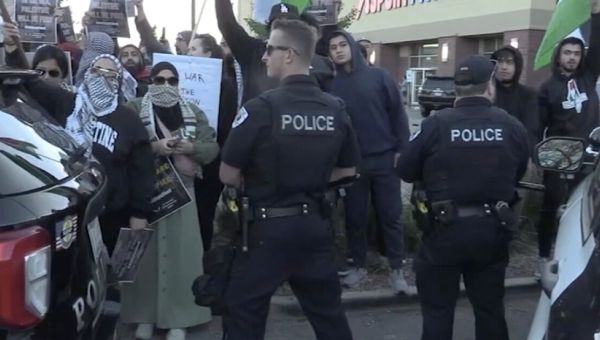 Shot fired, protesters pepper sprayed outside Chicago Pro-Israel rally