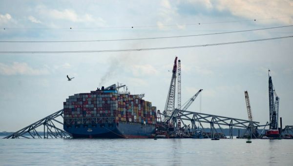 FBI agents are searching the ship that crashed into Baltimore’s Key Bridge