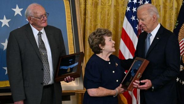 Biden awards Medal of Honor to 2 Union soldiers who hijacked train behind enemy lines