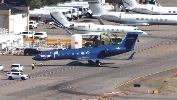 Trump Flying Around In Jeffery Epstein’s Old Jet
