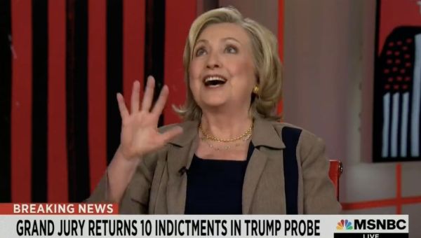 WATCH: Hillary Cackles Like a Hyena on MSNBC About Latest Trump ...