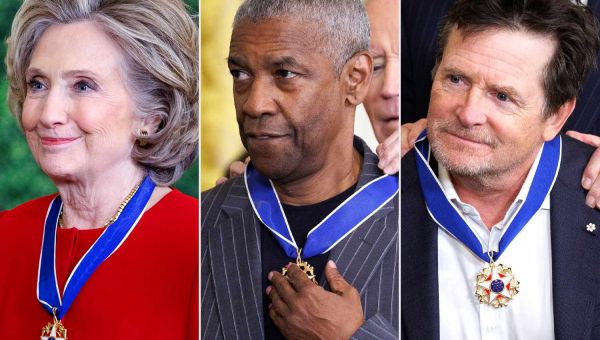 Michael J. Fox, Denzel Washington, Hillary Clinton and More Earn Medal of Freedom Honors from Joe Biden: See the Photos