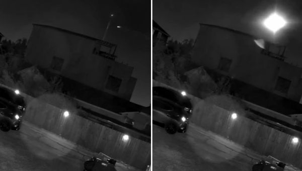 Fiery Houston radio tower helicopter crash captured on surveillance video