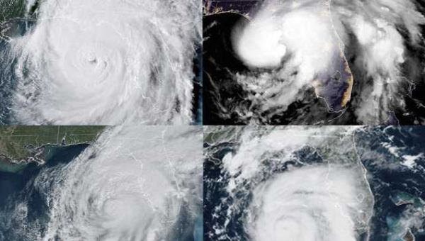 When’s the last time Florida had 3 hurricanes make landfall in single year?