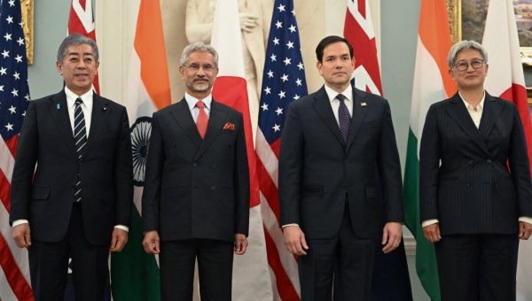 Rubio Hosts Quad Counterparts on Day 1 as Secretary of State