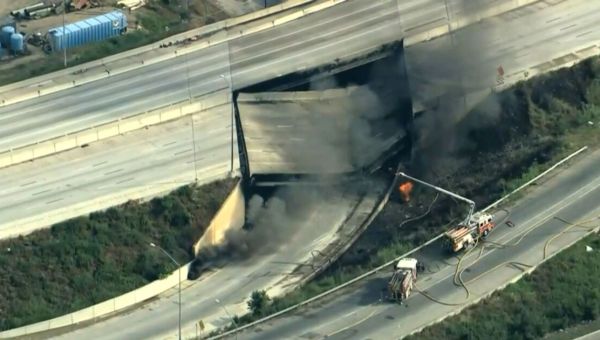 Repairs of Collapsed I-95 in Philadelphia to Take Months