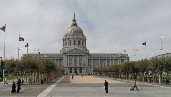 San Francisco City Officials Remove ‘Appeal to Heaven’ Flag From Civic Center Plaza