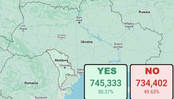 Moldovans vote to join European Union