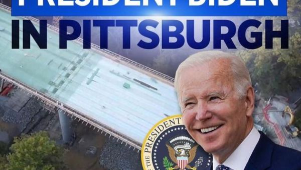President Biden visiting Pittsburgh to discuss infrastructure