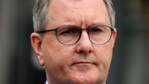 Sir Jeffrey Donaldson steps down as DUP leader after being arrested and charged