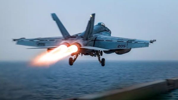 Navy loses SECOND $60M fighter jet: Aircraft crashed into sea during landing failure on USS Harry Truman