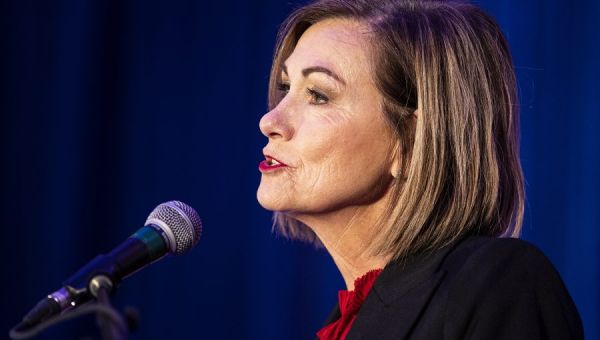 Iowa Gov. Kim Reynolds signs series of education laws including book bans, LGBT topics