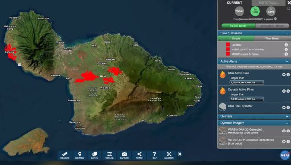 Hawaii wildfire update: Map shows where fire on Maui is spreading ...