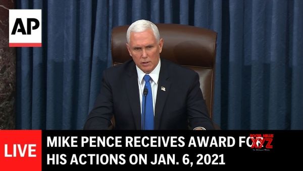 LIVE: Mike Pence receives JFK Profile in Courage Award for Jan. 6 actions (Video)
