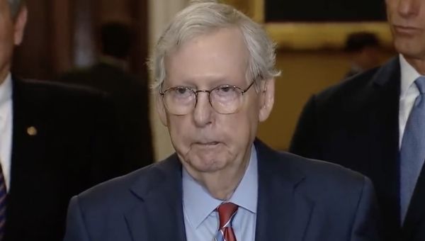 McConnell ‘Abruptly’ Freezes at News Conference, Escorted Away (Video)