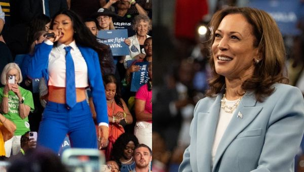 Megan Thee Stallion Performs at Kamala Harris Campaign Rally In Atlanta | Just Jared: Celebrity News and Gossip | Entertainment