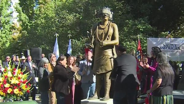 “Know that we’re still here today”: Symbol of Native American history cemented in Sacramento’s Capitol Park