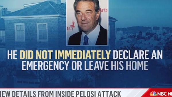 NBC: Paul Pelosi walked away from police before hammer attack