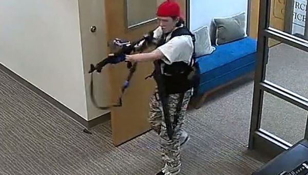 Nashville police release video of moment shooter entered school before killing six