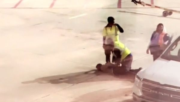 Southwest Airlines passenger hospitalised after climbing onto plane wing