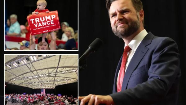 Vance rips Harris in Virginia at his second solo rally — ‘A million…