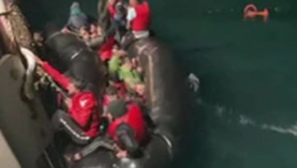 Four dead with 43 rescued after migrant boat capsizes in Channel