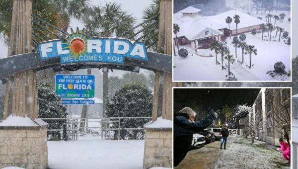 Florida sees heaviest snowfall in state’s history as unprecedented…