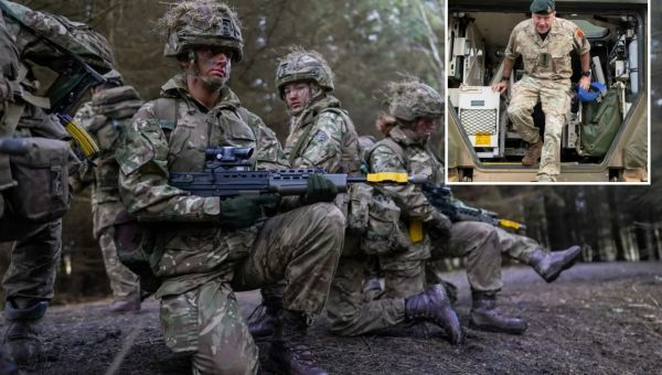 Brits face conscription if UK goes to war as 'Army too small', chief warns