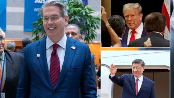 Treasury Secretary Bessent says 'it's up to China' -- not the US --...