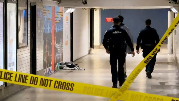 NYPD investigates after homeless man catches fire in Manhattan subway station