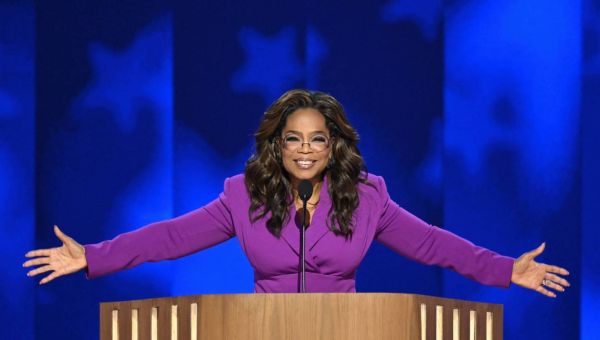 Oprah Brings Down House at DNC, Shades J.D. Vance Over ‘Childless Cat Lady’ Dig