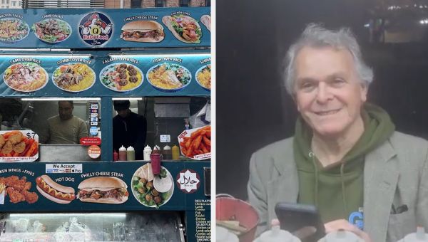 Former Obama adviser arrested on hate crime charges after harassing Halal cart employee.