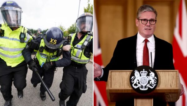 Retribution will be swift, Starmer warns ‘racist’ rioters