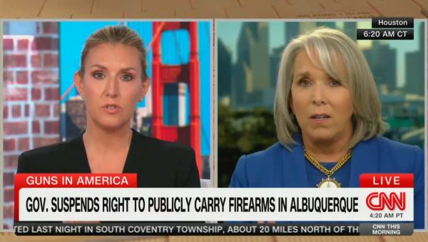 CNN Anchor Grills New Mexico’s Governor Over Legality Of 30-Day Gun Ban: ‘Where Is The Right?’