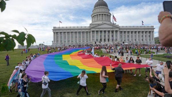 Blue cities adopt Pride flags as official symbols in bid to skirt red-state laws