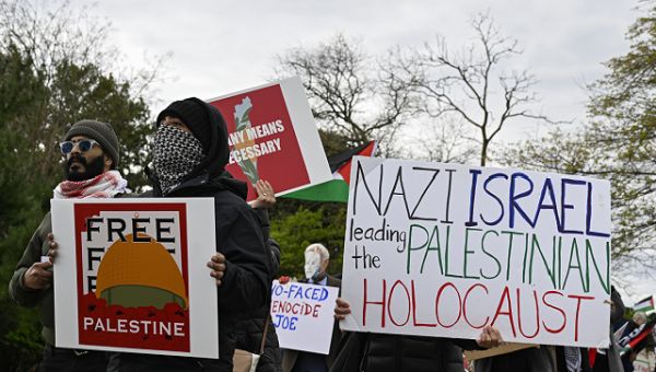 Protesters Chant ‘Death to America,’ ‘Death to Israel’ at Michigan Rally