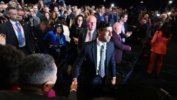 Sunak Wows Grassroots With Speech To Tory Conference